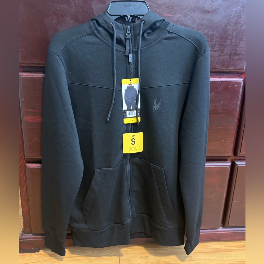 Spyder Men's Black Hoodie Sweater